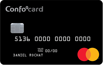 Sujet Confo’Card Mastercard